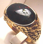 mens bloodstone ring